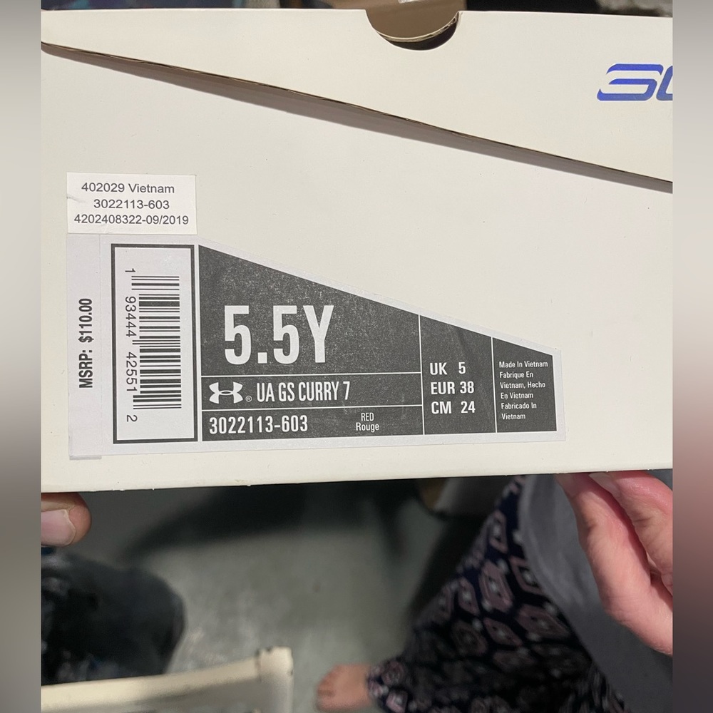 Under Armor Steph Curry Sour Patch Youth 5.5